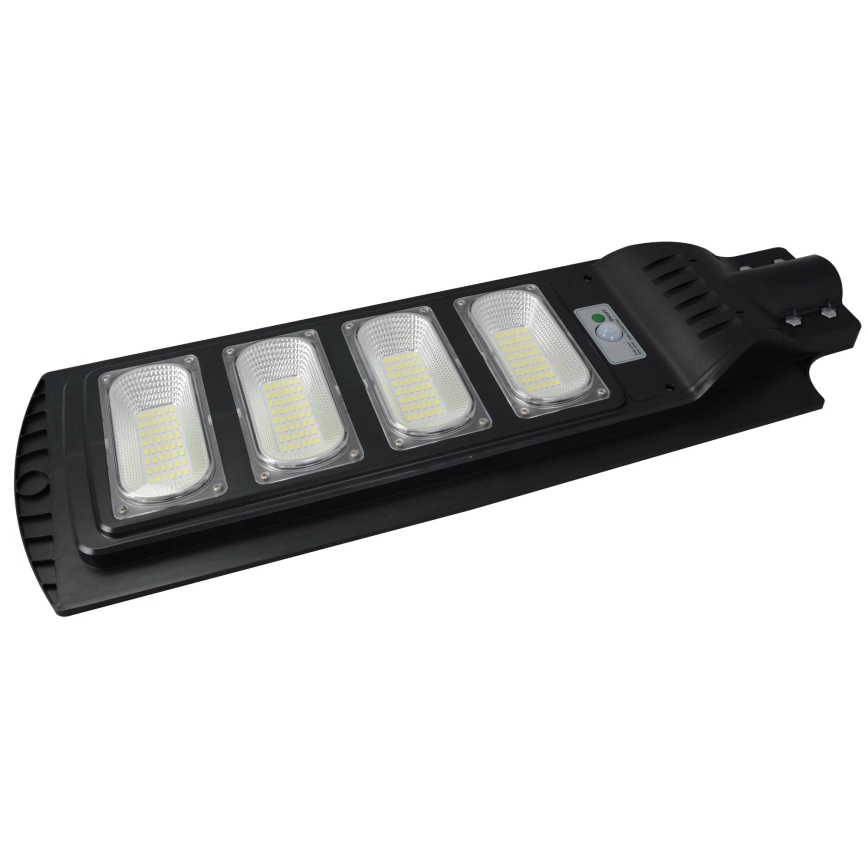 LED Solárna pouličná lampa so senzorom STREET LED/15W/3,2V IP65 + diaľkové ovládanie