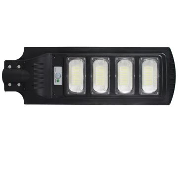 LED Solárna pouličná lampa so senzorom STREET LED/15W/3,2V IP65 + diaľkové ovládanie