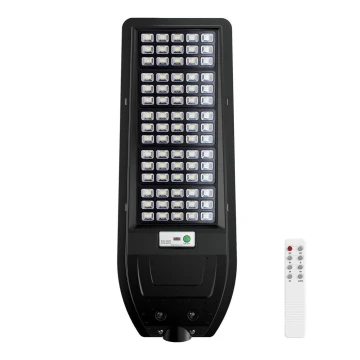 LED Solárna pouličná lampa VIA 200W/20000 mAh 3,2V 6000K IP54 + diaľkové ovládanie