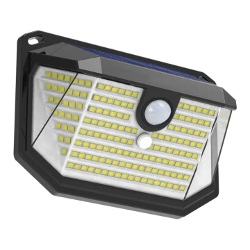 LED Solárne nástenné svietidlo so senzorom LED/4W/5,5V IP65