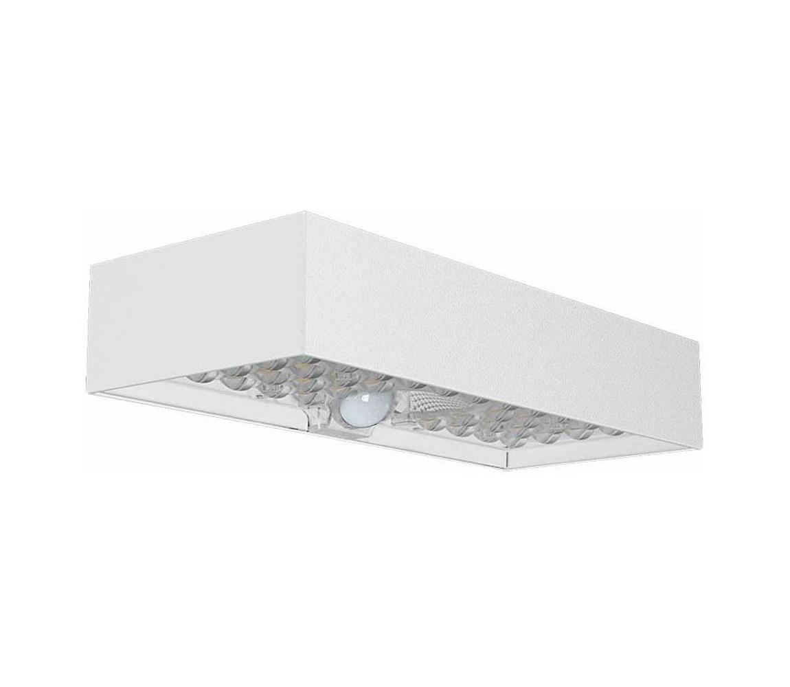  LED Solárne nástenné svietidlo so senzorom LED/6W/3,7V IP65 4000K biela 