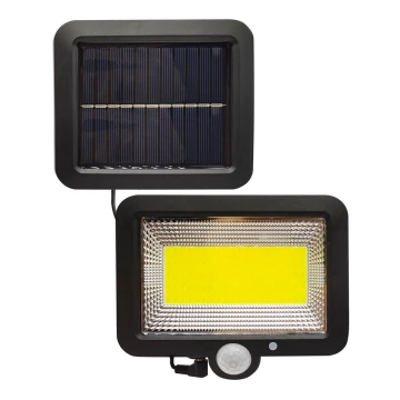 LED Solárny reflektor so senzorom DUO LED/1W/3,7V IP44
