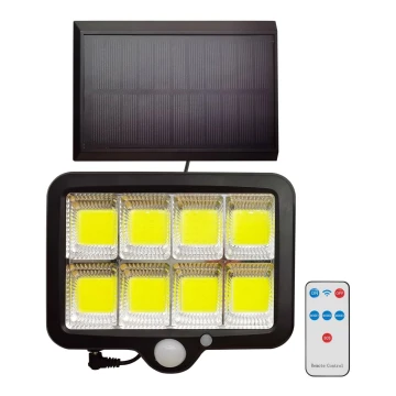 LED Solárny reflektor so senzorom INTEGRA LED/3W/3,7V IP44 + diaľkové ovládanie