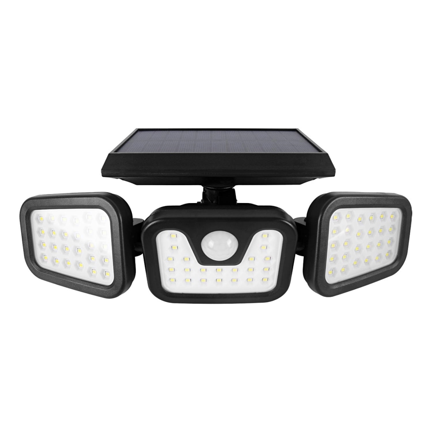 LED Solárny reflektor so senzorom LED/1,5W/3,7V 6000K IP44