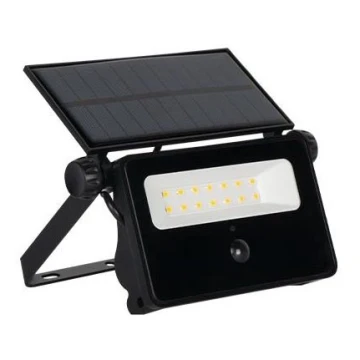 LED Solárny reflektor so senzorom LED/30W/5,5V IP65