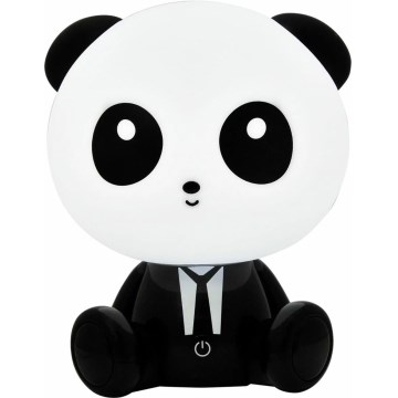 LED Stmievateľná detská dotyková lampa PANDA LED/2,5W/3,7V 1200 mAh