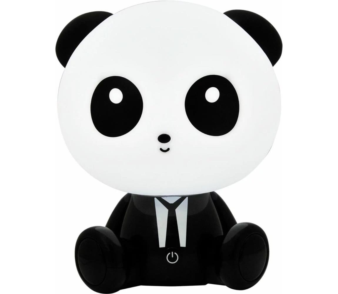  LED Stmievateľná detská dotyková lampa PANDA LED/2,5W/3,7V 1200 mAh 