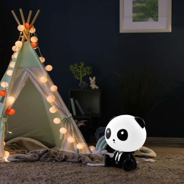 LED Stmievateľná detská dotyková lampa PANDA LED/2,5W/3,7V 1200 mAh