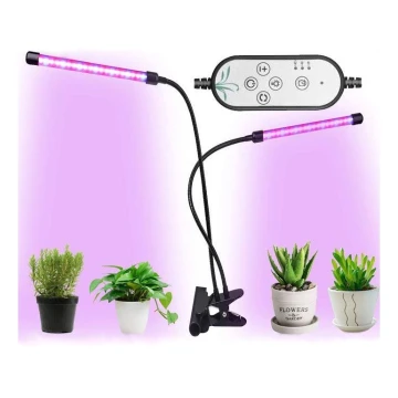 LED Stmievateľná stolná lampa s klipom na  pestovanie rastlín LED/8W/5V