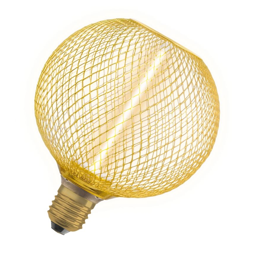 LED Stmievateľná žiarovka DECOR  FILAMENT G125 E27/3,5W/230V 1800K zlatá - Osram