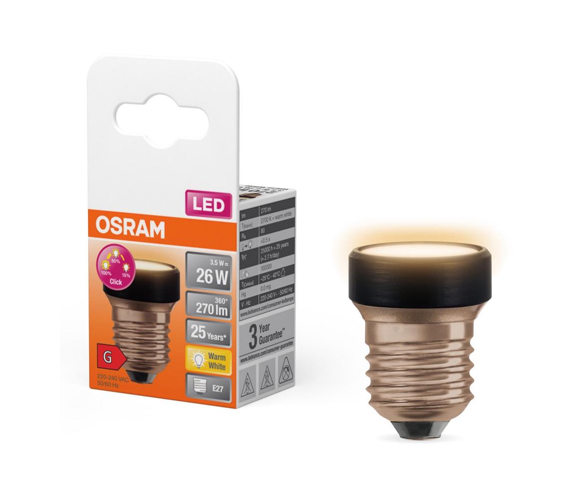 Osram LED Stmievateľná žiarovka E27/3,5W/230V 2700K - Osram 