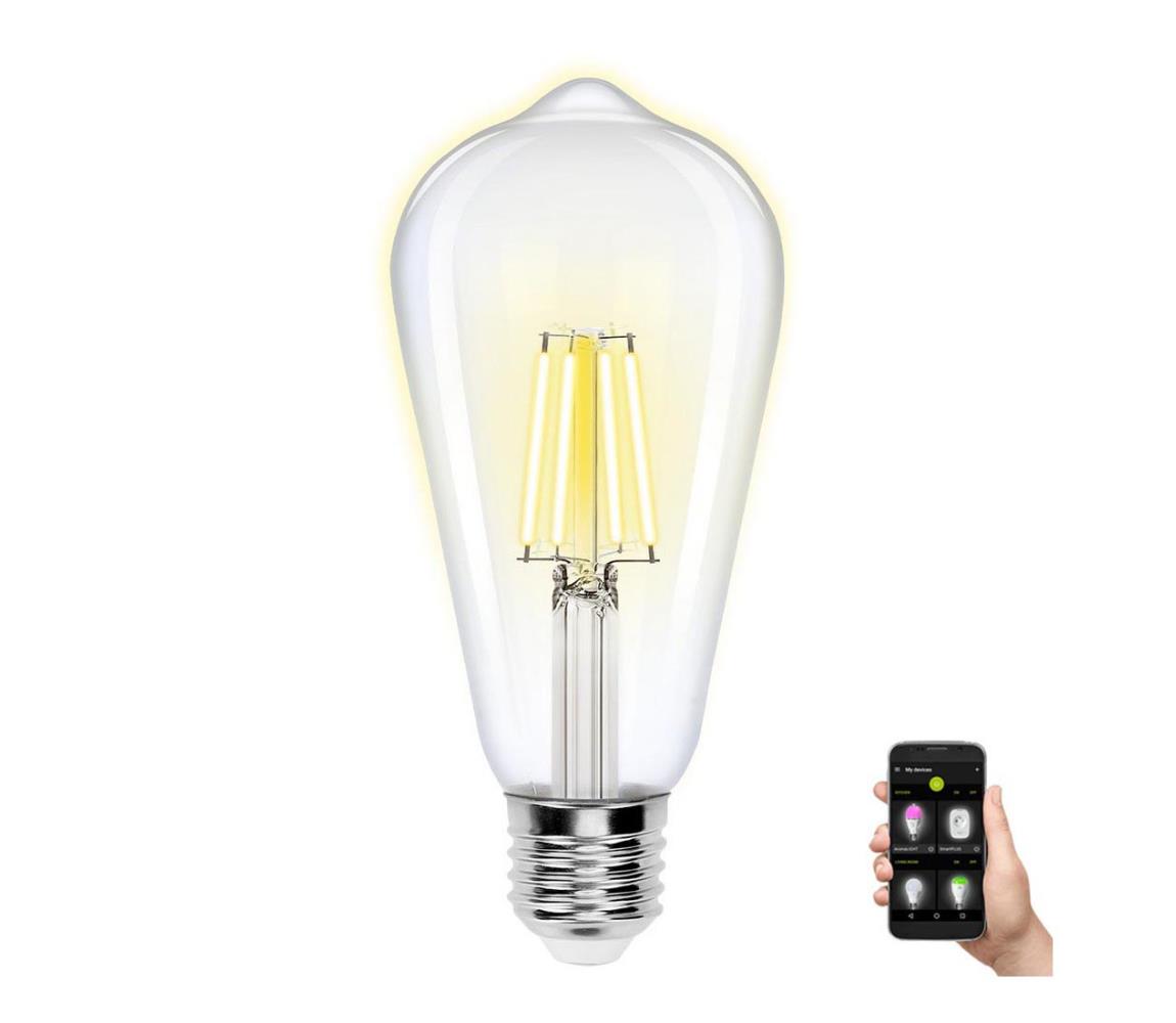  B.V. LED Stmievateľná žiarovka FILAMENT ST64 E27/6W/230V 2700-6500K Wi-Fi -  