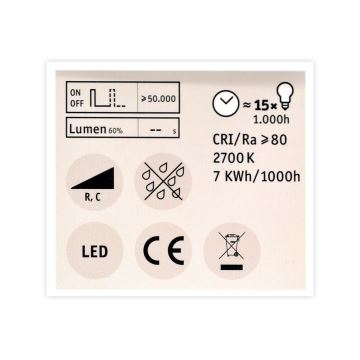 LED Stmievateľná žiarovka GU10/7W/230V 2700K - Paulmann 28751