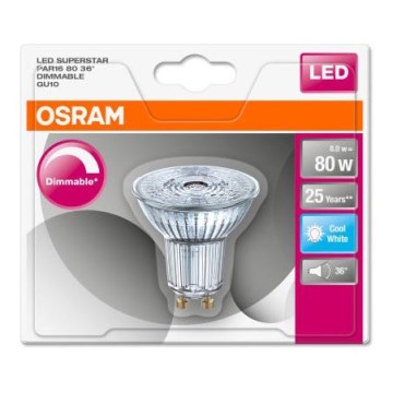 LED Stmievateľná žiarovka GU10/8W/230V 4000K - Osram