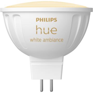 LED Stmievateľná žiarovka Philips Hue White Ambiance GU5,3/MR16/5,1W/12V 2200-6500K