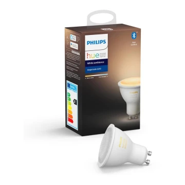 LED Stmievateľná žiarovka Philips Hue WHITE AMBIANCE 1xGU10/4,3W/230V 2200-6500K