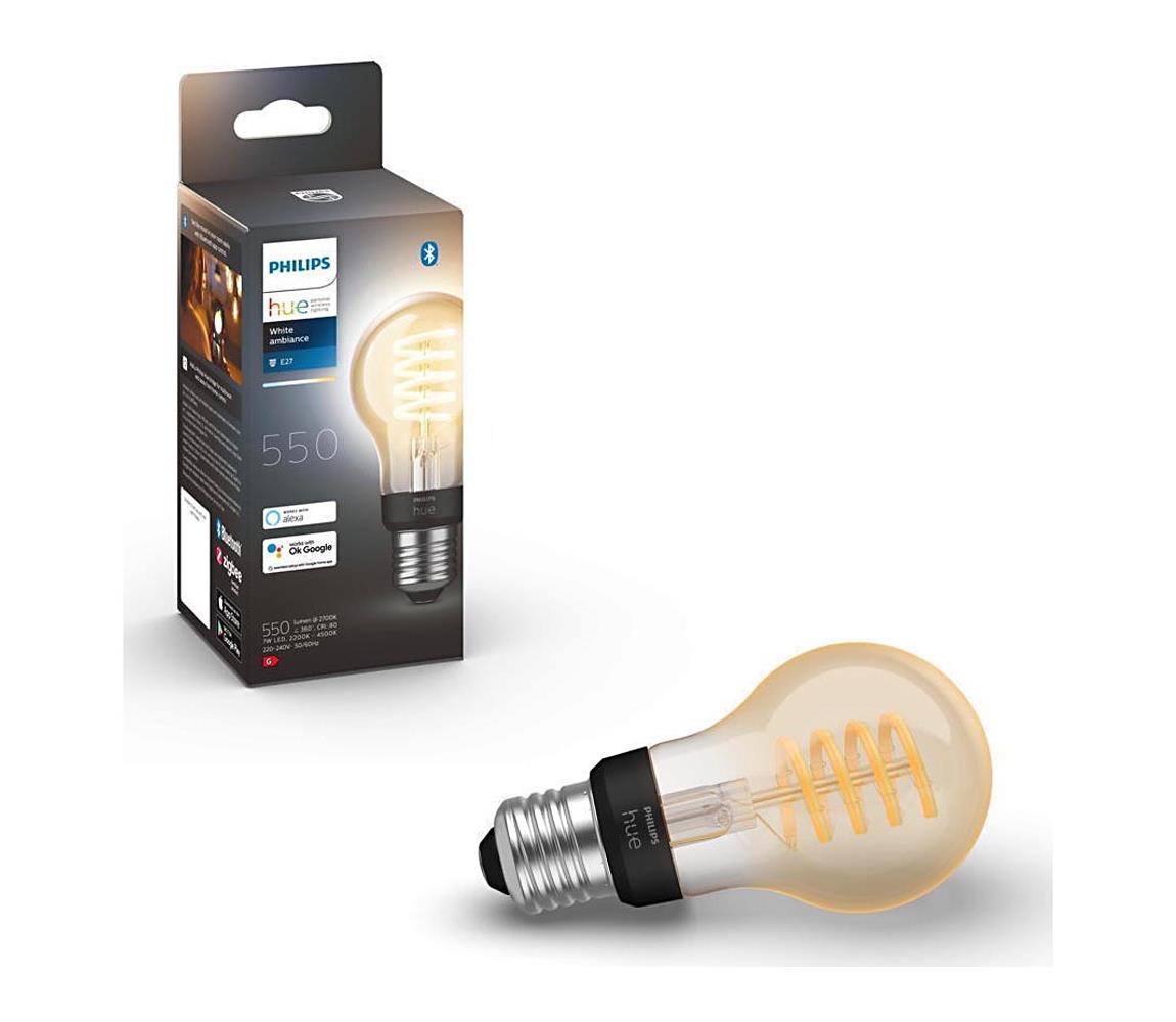 Obrázok PHILIPS Hue White Ambiance 7W 550 Filament E27, 929002477501