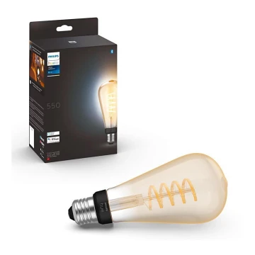 LED Stmievateľná žiarovka Philips Hue WHITE AMBIANCE ST72 E27/7W/230V 2200-4500K