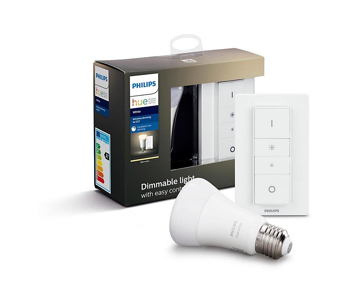 Obrázok Philips Hue Bluetooth 9W, E27, White Dimming Kit (8718696785331)