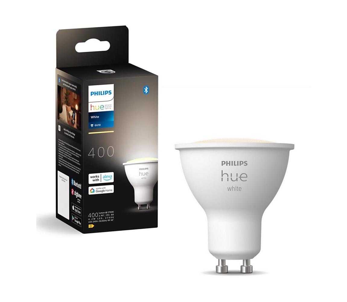 Philips LED Stmievateľná žiarovka Philips Hue WHITE GU10/4,2W/230V 2700K 