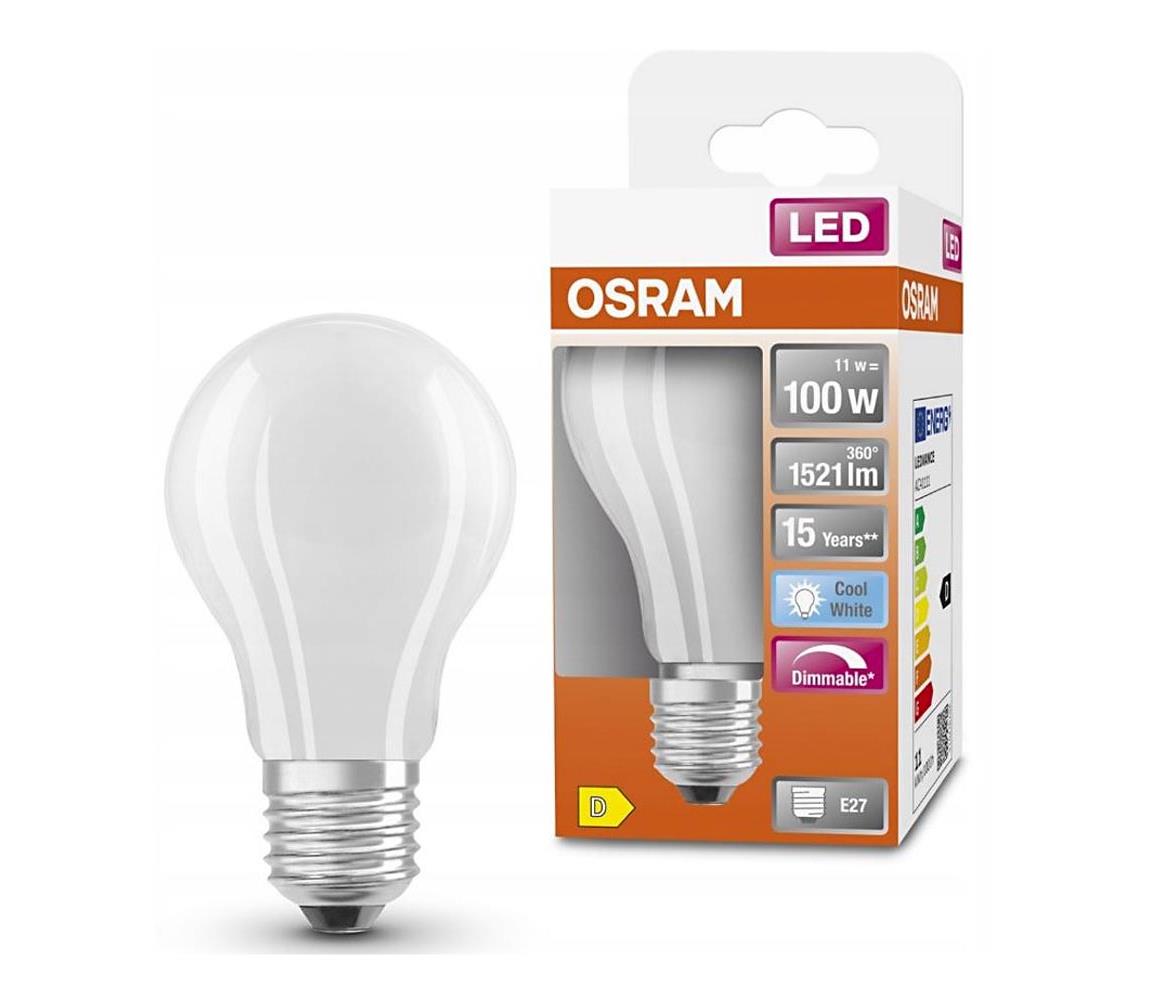 Osram LED Stmievateľná žiarovka RETROFIT A60 E27/11W/230V 4000K - Osram 