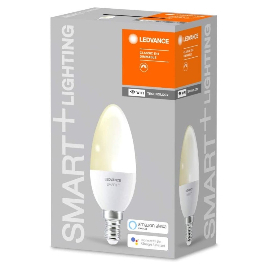 LED Stmievateľná žiarovka SMART+ E14/5W/230V 2700K Wi-Fi - Ledvance