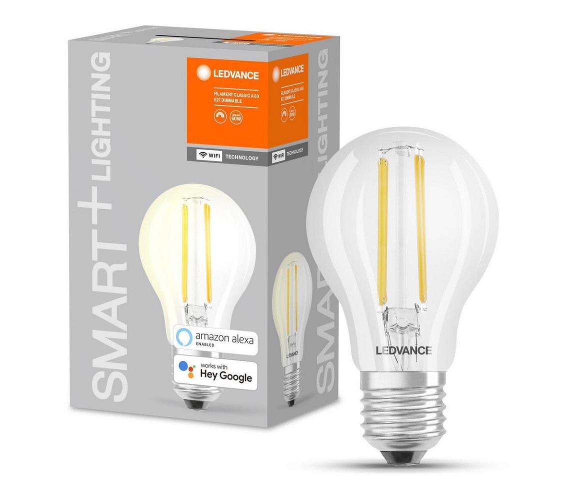 Obrázok Ledvance LED Stmievateľná žiarovka SMART+ E27/5,5W/230V 2700K - Ledvance P225213