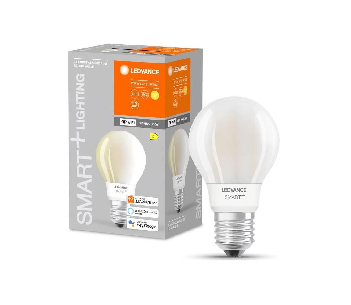 Ledvance LED Stmievateľná žiarovka SMART+ FILAMENT E27/11W/230V 2700K Wi-Fi - Ledvance 