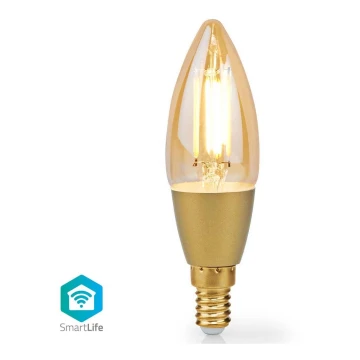 LED Stmievateľná žiarovka Smartlife E14/4,9W/230V 1800-3000K Wi-Fi Tuya
