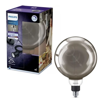 LED Stmievateľná žiarovka SMOKY VINTAGE Philips E27/6,5W/230V 4000K