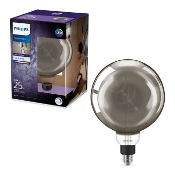 LED Stmievateľná žiarovka SMOKY VINTAGE Philips G200 E27/6,5W/230V 4000K