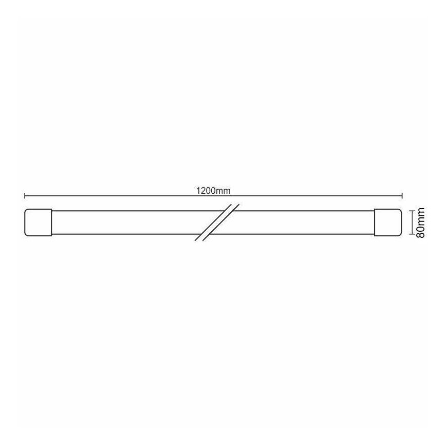 LED Stmievateľné podlinkové svietidlo LED/40W/230V 3000-6500K Wi-Fi Tuya IP40