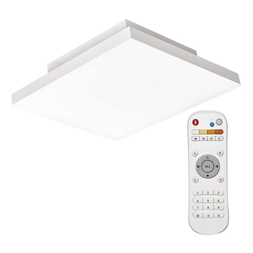 LED Stmievateľné stropné svietidlo LED/18W/230V 2700K-6000K štvorec CRI 95 + diaľkové ovládanie