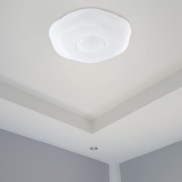 LED Stmievateľné stropné svietidlo LED/40W/230V 3000-6500K 40 cm biela + diaľkové ovládanie