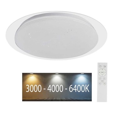LED Stmievateľné stropné svietidlo LED/40W/230V 3000K/4000K/6500K + diaľkové ovládanie