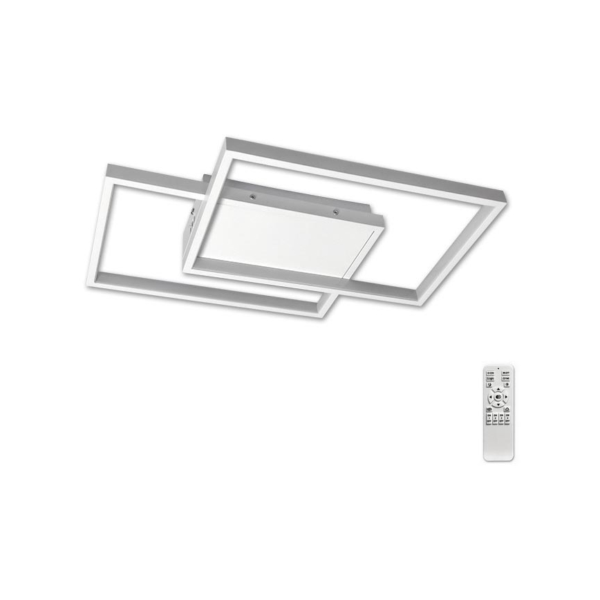 LED Stmievateľné stropné svietidlo LED/45W/230V 3000-6500K biela + diaľkové ovládanie