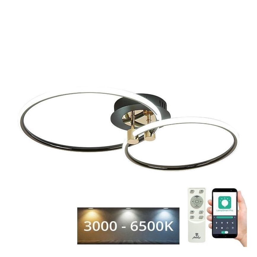 LED Stmievateľné stropné svietidlo LED/48W/230V 3000-6500K + diaľkové ovládanie