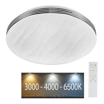 LED Stmievateľné stropné svietidlo LED/60W/230V 3000K/4000K/6500K + diaľkové ovládanie