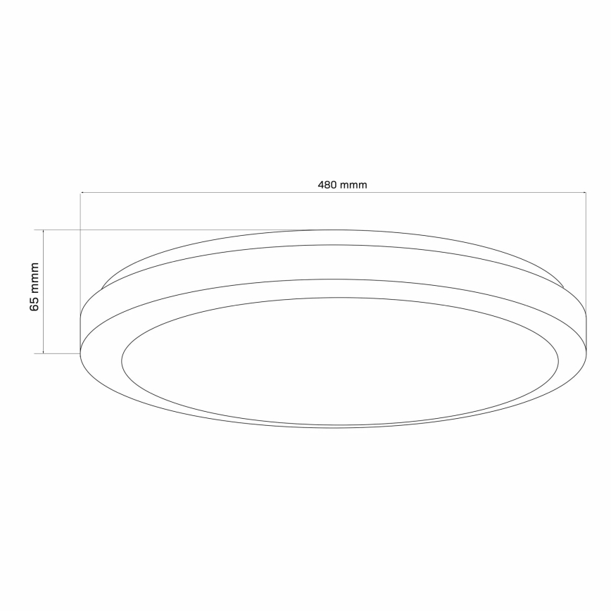 LED Stmievateľné kúpeľňové stropné svietidlo MARIAN LED/72W/230V 3000-6000K IP44 + diaľkové ovládanie