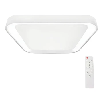 LED Stmievateľné stropné svietidlo QUADRO LED/66W/230V 3000-6000K biela + diaľkové ovládanie