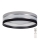 LED Stmievateľné stropné svietidlo SMART CORAL LED/24W/230V čierna/šedá + diaľkové ovládanie