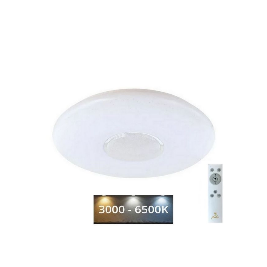 LED Stmievateľné stropné svietidlo STAR LED/48W/230V 3000-6500K + diaľkové ovládanie