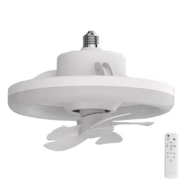 LED Stmievateľné svietidlo s ventilátorom LED/30W/230V 3000-6500K biela + diaľkové ovládanie