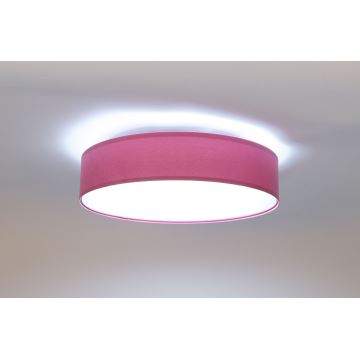 LED Stmievateľné stropné svietidlo SMART GALAXY LED/24W/230V pr. 45 cm Wi-Fi Tuya ružová/strieborná + diaľkové ovládanie