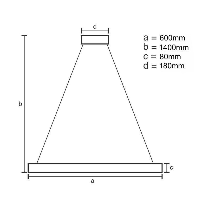 LED Stmievateľný krištáľový luster na lanku LED/40W/230V 3000-6500K + diaľkové ovládanie