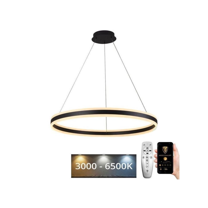 LED Stmievateľný luster na lanku LED/110W/230V 3000-6500K + diaľkové ovládanie