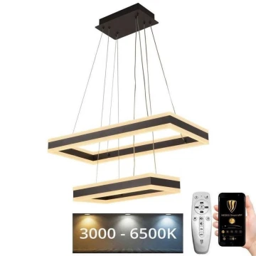 LED Stmievateľný luster na lanku LED/130W/230V 3000-6500K + diaľkové ovládanie