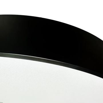 LED Stmievateľný luster na lanku LED/50W/230V 3000-6500K čierna + diaľkové ovládanie