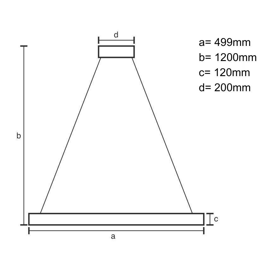 LED Stmievateľný krištáľový luster na lanku LED/90W/230V 3000-6500K čierna + diaľkové ovládanie