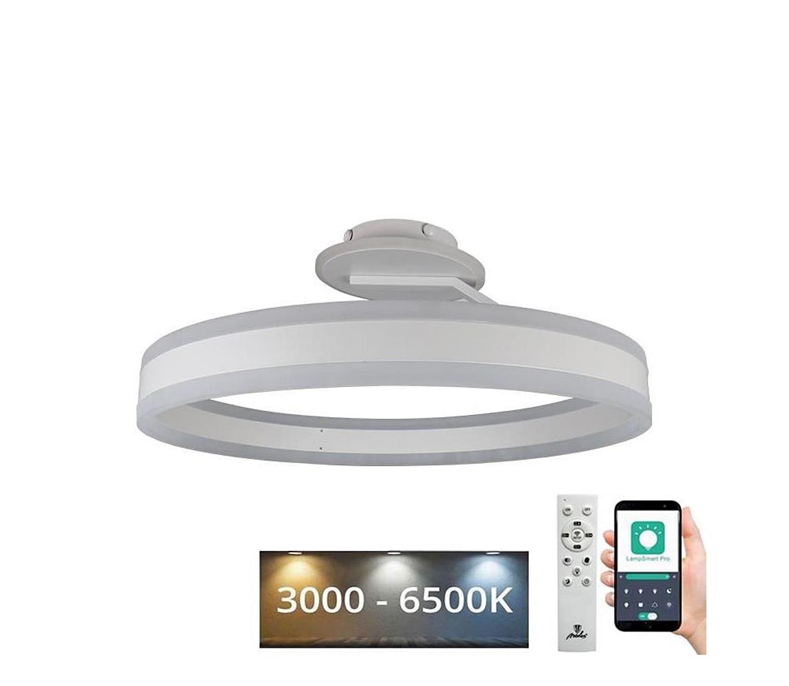  LED Stmievateľný prisadený luster LED/86W/230V 3000-6500K biela + diaľkové ovládanie 